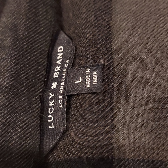 Lucky Brand Buffalo Check Button Up Shirt - Picture 2 of 5